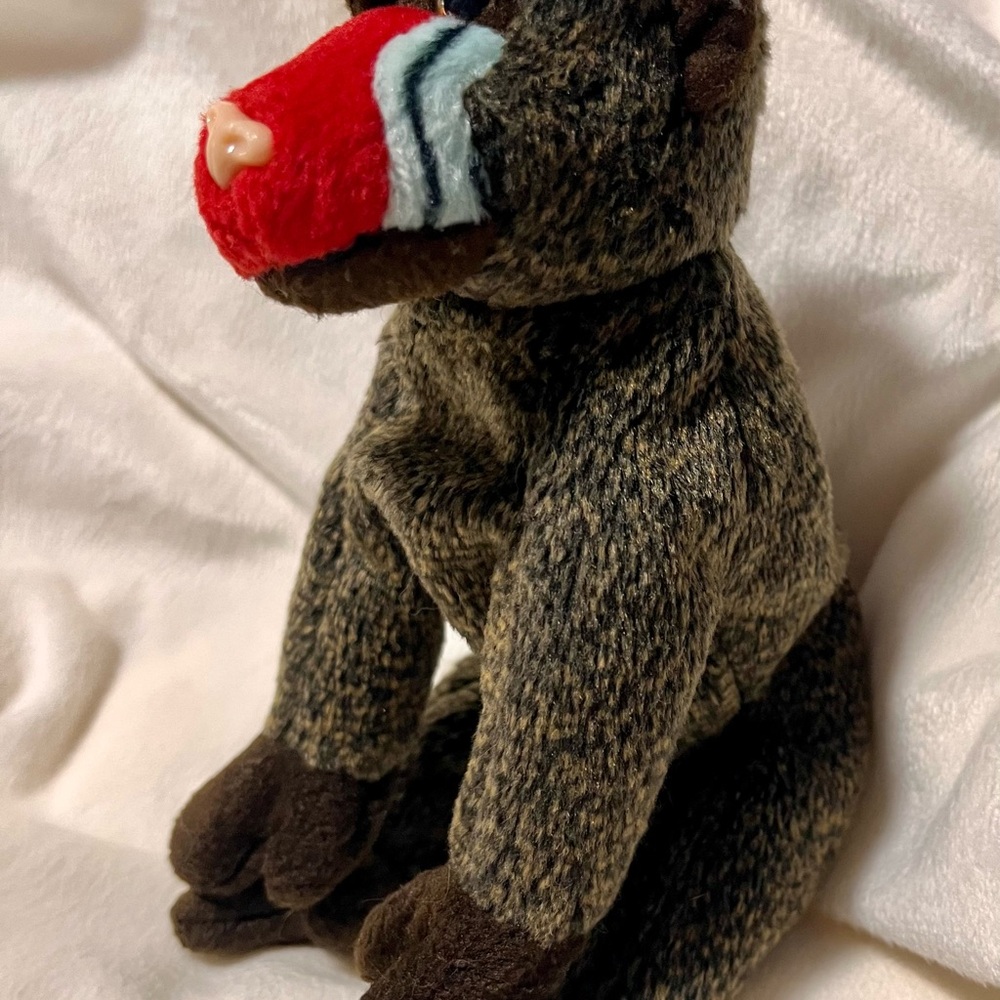 ‘Cheeks’ Baboon Beanie Babies by TY